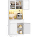 etagere: Rangement polyvalentMesurant 40 x 75 x 180 cm, Finition Blanc