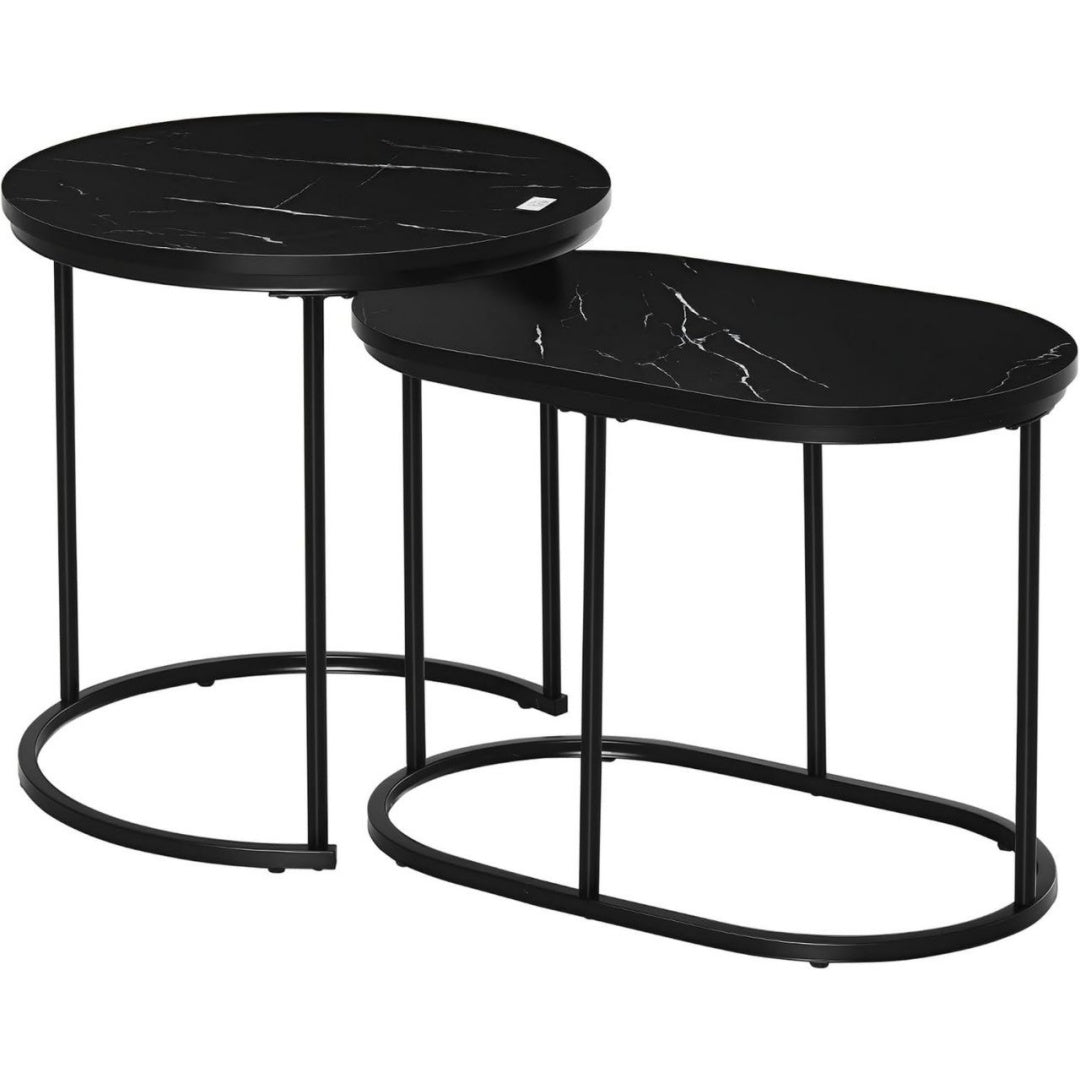 Table Basse - Marbre, 40 x 40 x 40 cm