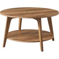 Table Basse en Panneau d'Agglomere, Finition Marron