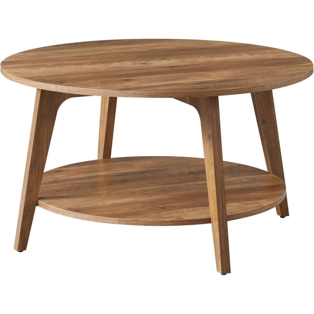 Table Basse en Panneau d'Agglomere, Finition Marron
