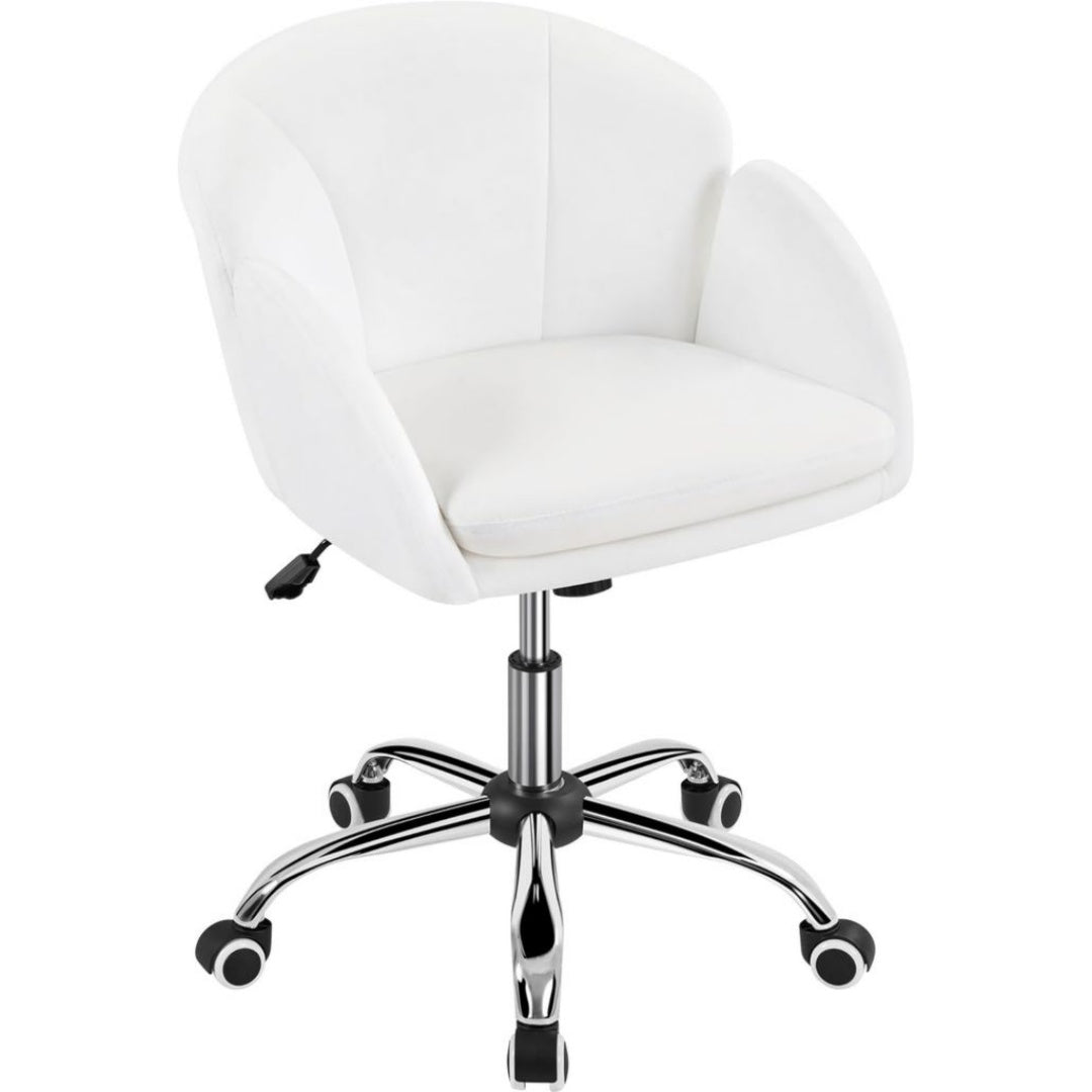 Metal Chrome, Fauteuil de Bureau Ergonomique Design Moderne